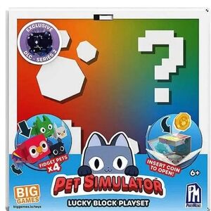 Pet Simulator X lucky block playset